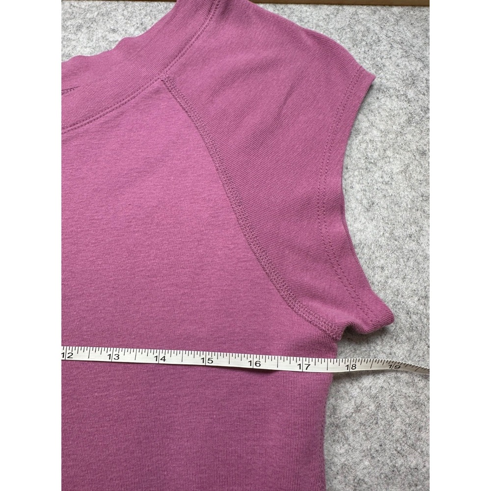 CHELSEA & THEODORE Orchid Purple Boatneck Cap Sleeve T-Shirt Dress Women's XL - Picture 8 of 10